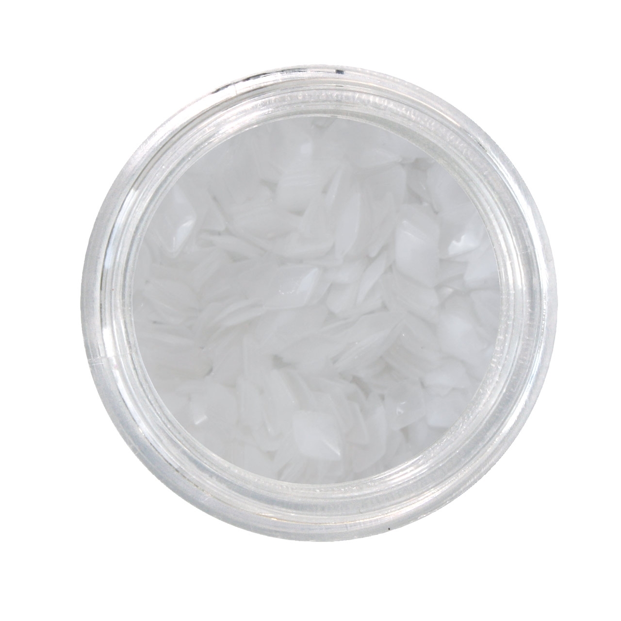 BAEHR BEAUTY CONCEPT NAILS Nailglitter Rauten white
