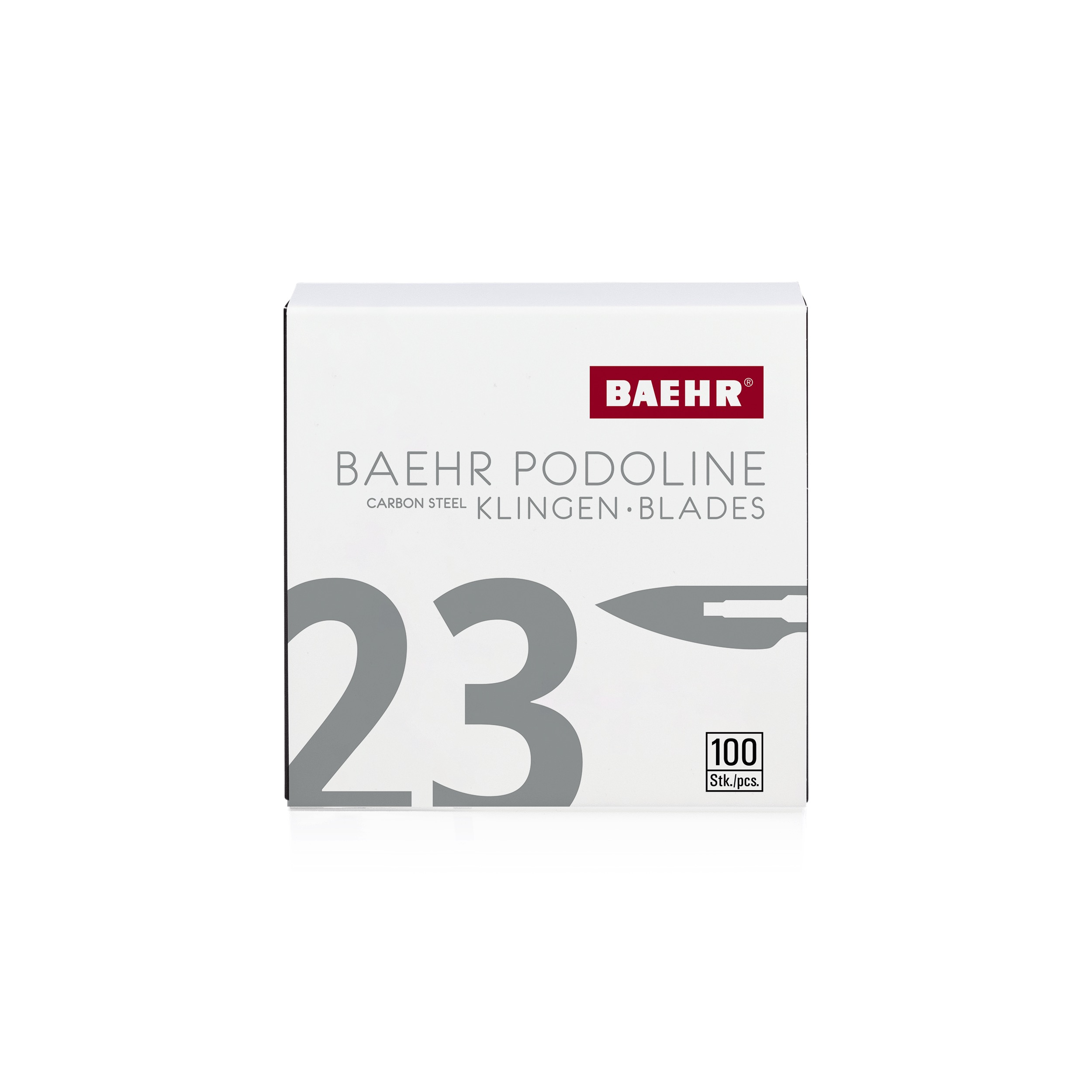 BAEHR Podoline Skalpellklingen 100 Stück | Figur 23