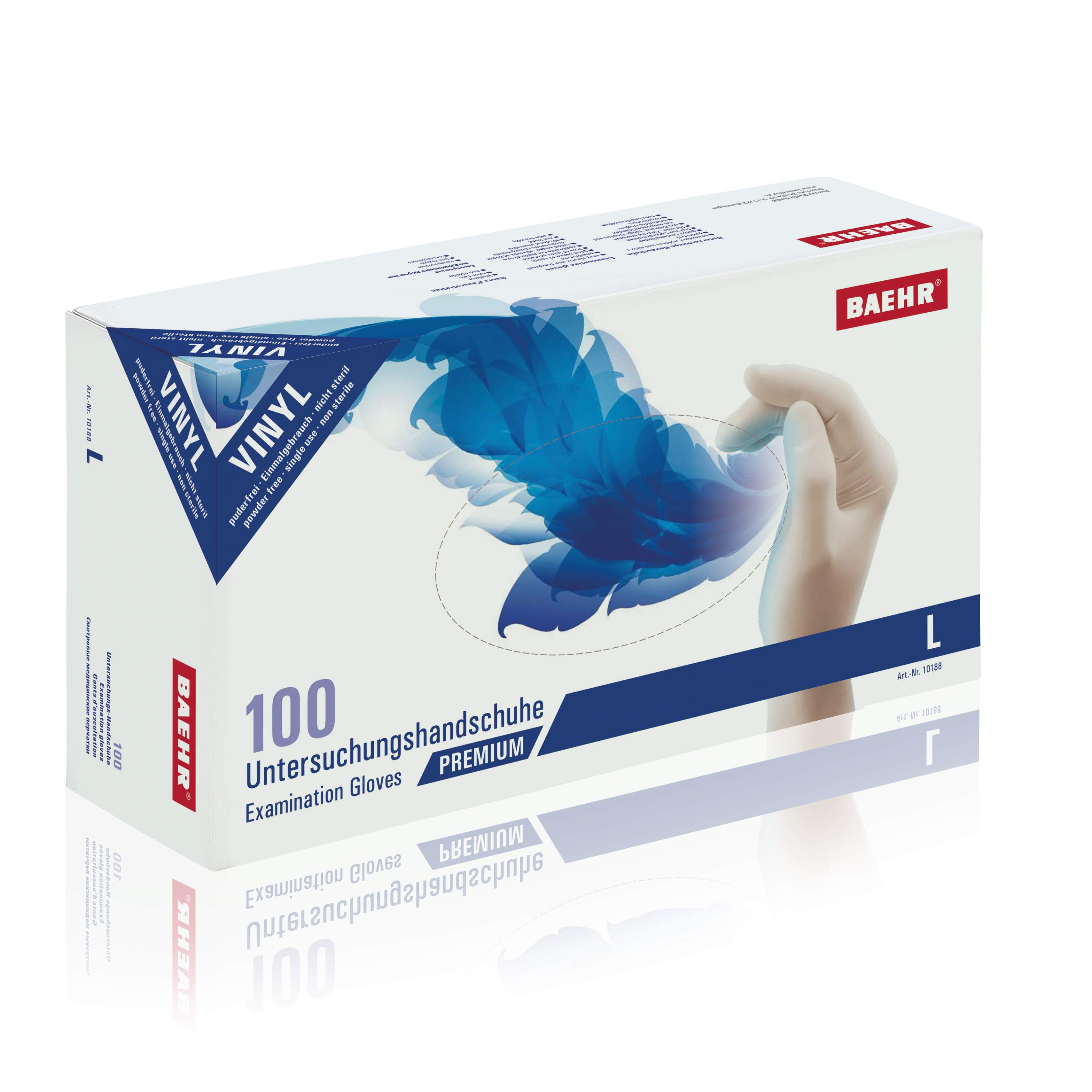 BAEHR Handschuhe Vinyl Gr. L 100 Stück