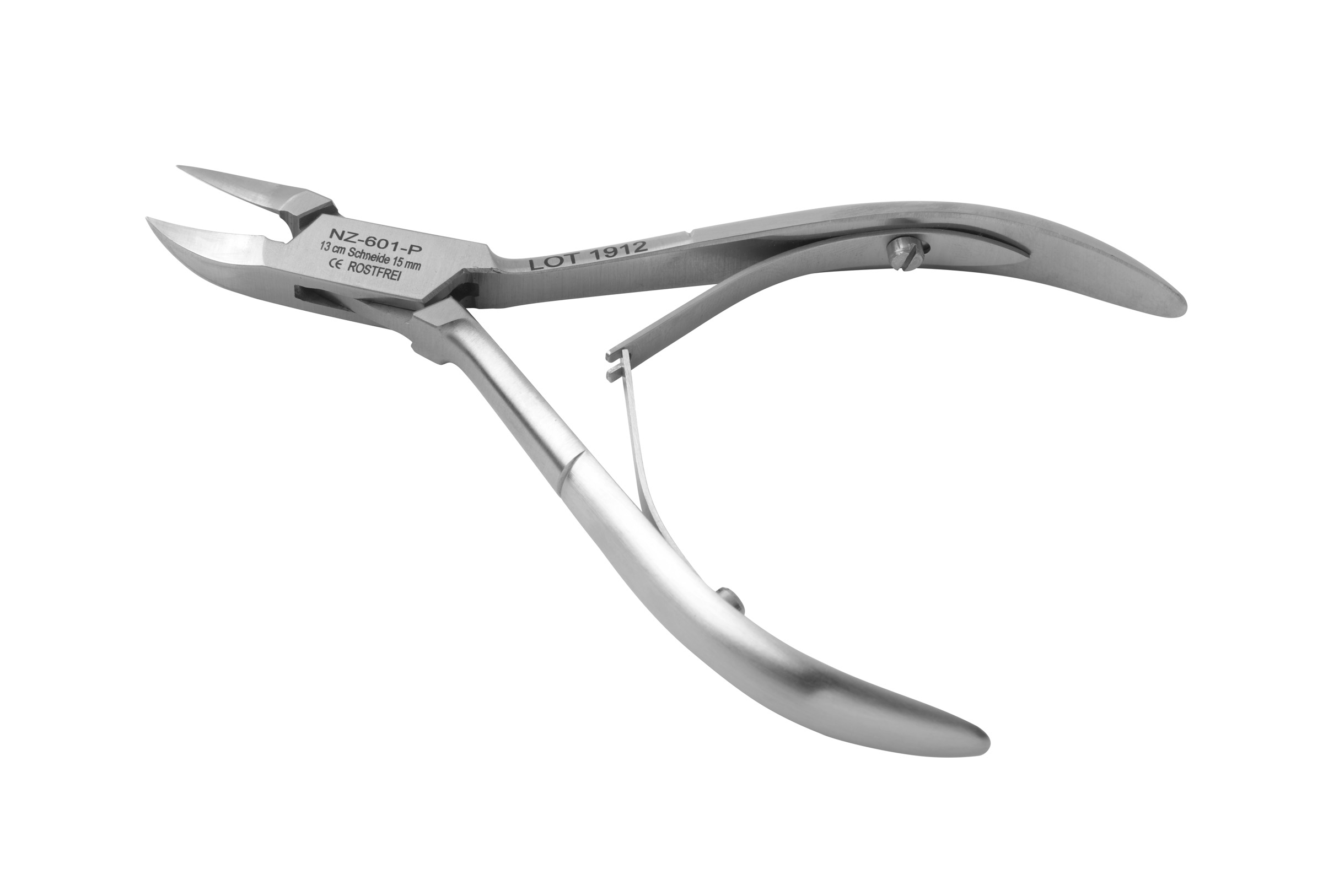 Tadelia® Professional Nagelzange für Fußpflege und Podologie | NZ-601-P | Länge 13 cm Schneide 15 mm 