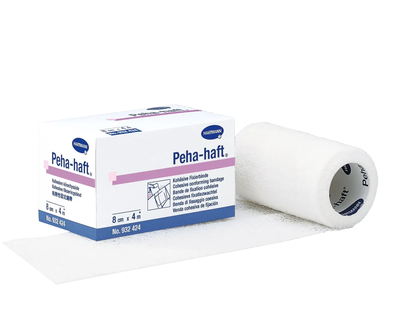 HARTMANN Peha-Haft Fixierbinde, Latexfrei 4 cm x 4 m