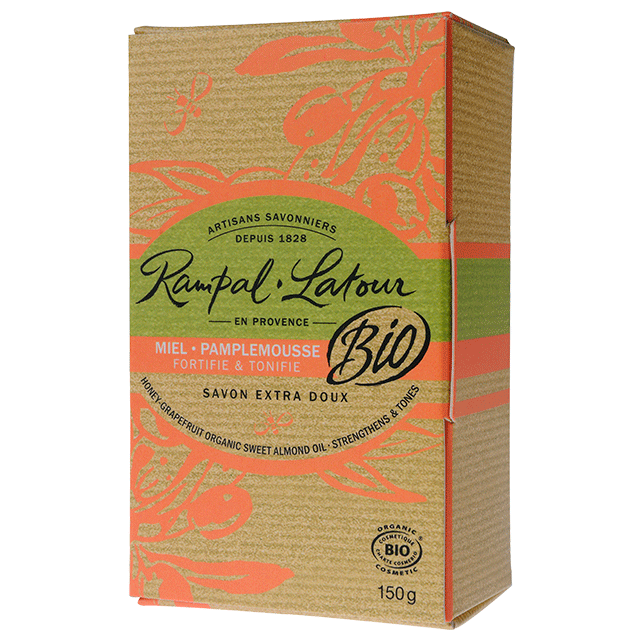 Rampal Latour BIO-Seife - Miel Pamplemousse 150g
