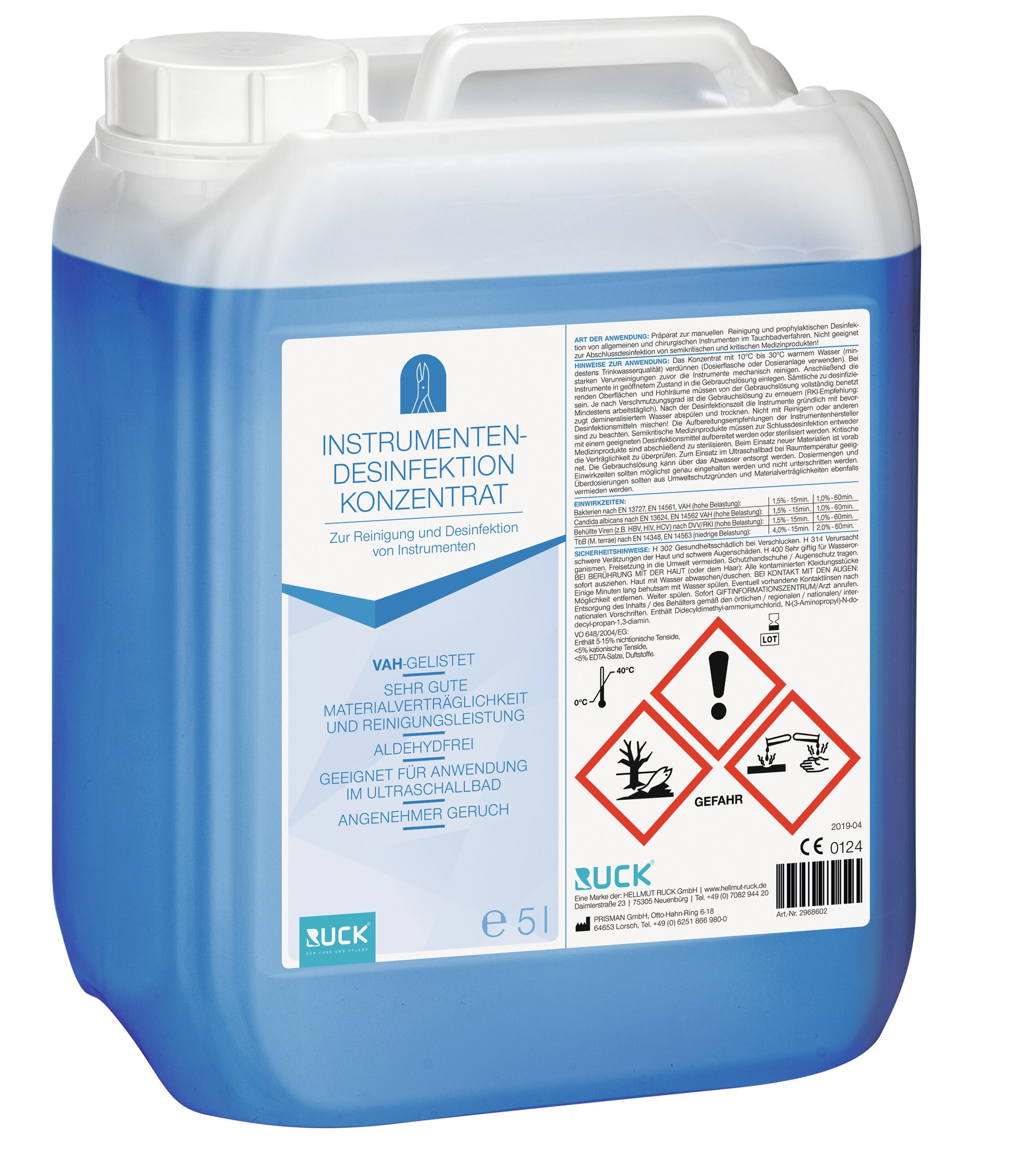RUCK Instrumentendesinfektion Konzentrat | 5 Liter