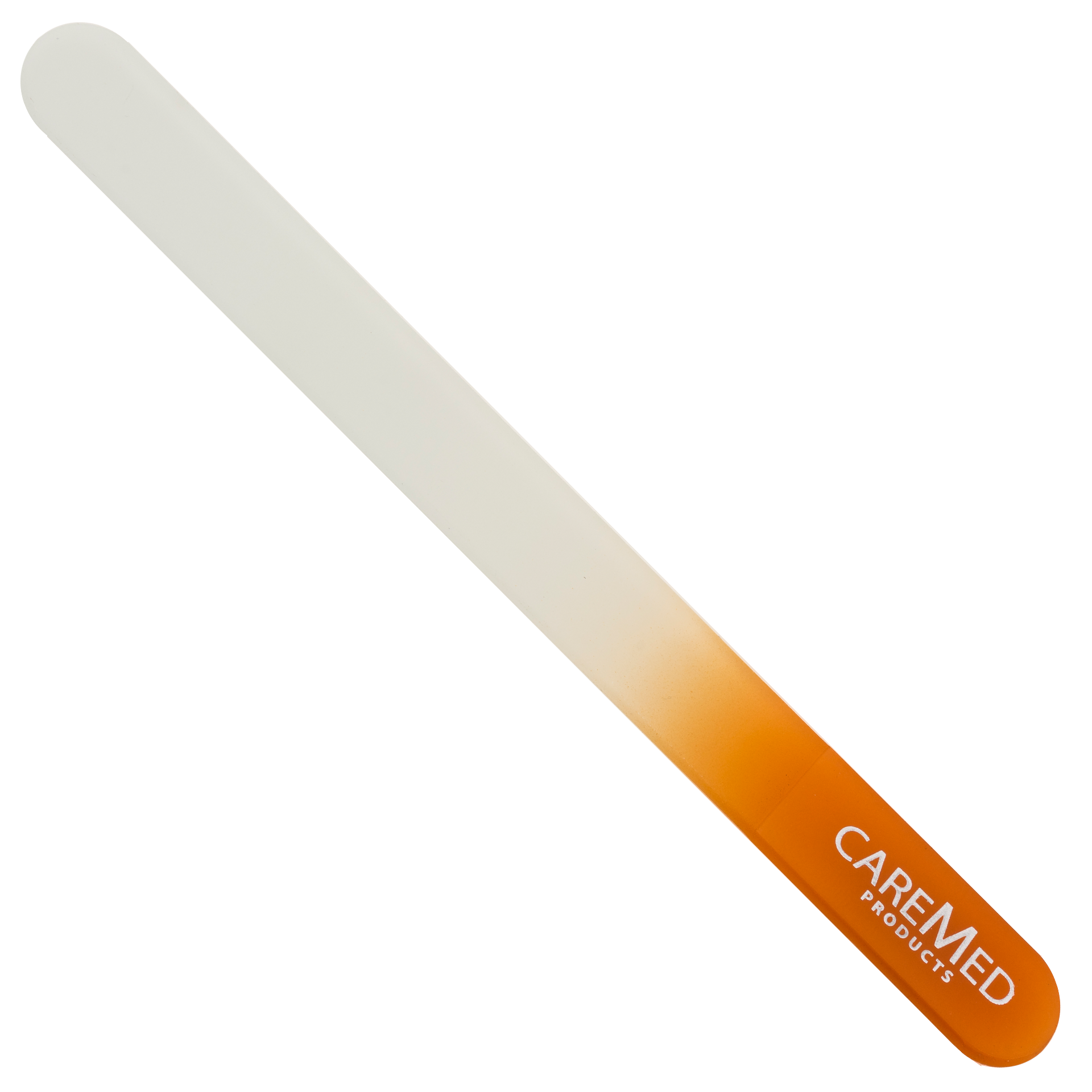 Caremed Glasnagelfeile rund, 200x20x3 mm, orange