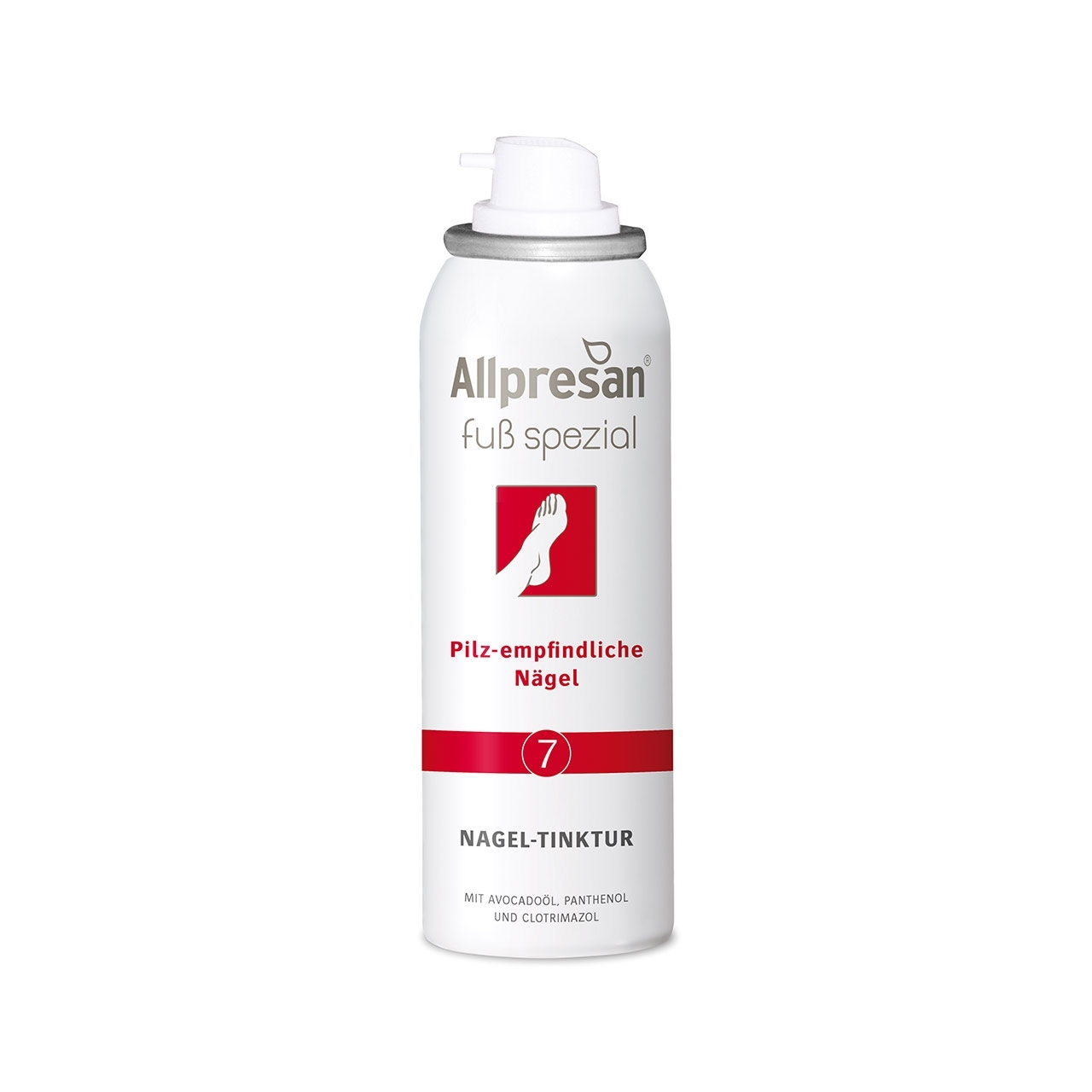 Allpresan Fuß Spezial 7, Nageltinktur für Pilz-empfindliche Nägel, 125 ml