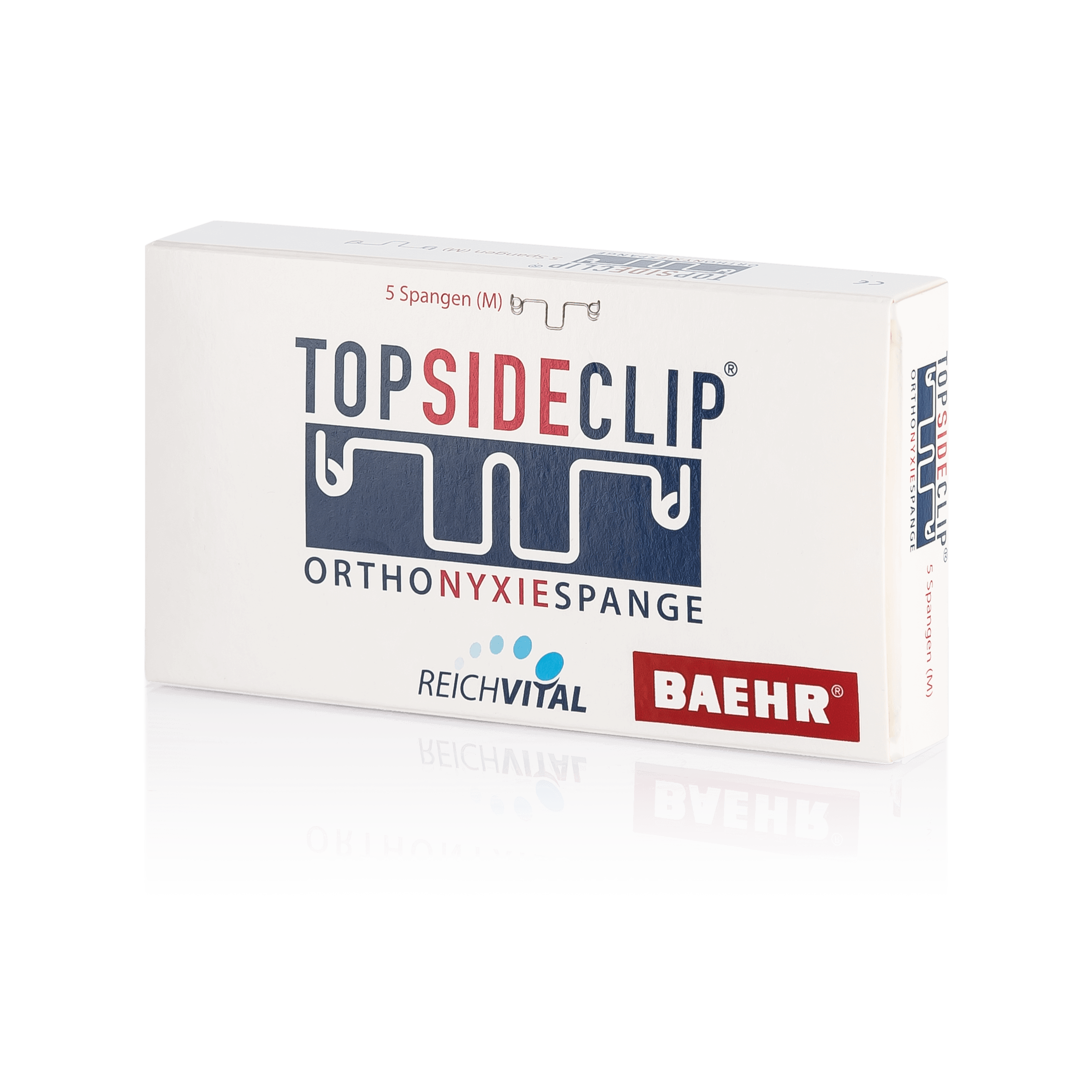 Orthonyxiespange - Top Side Clip - Größe M
