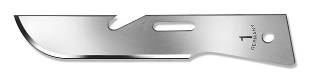 OR-Klingen Fig. 1 sterilverpackt, 100 Stück
