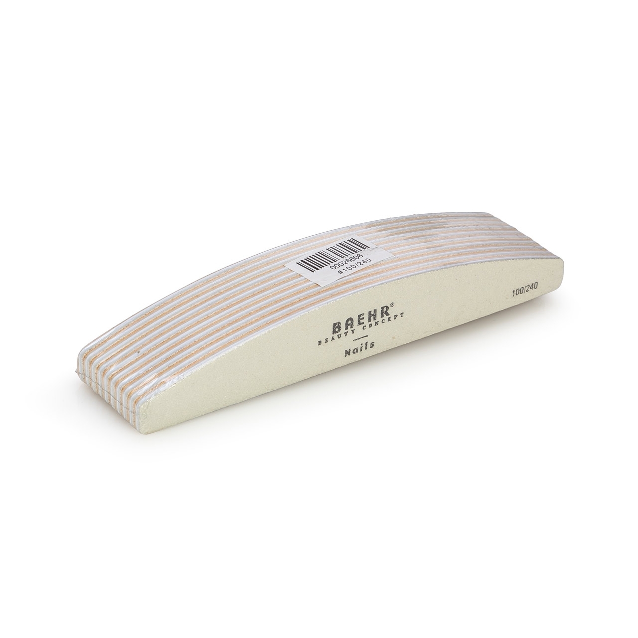 BAEHR Profifeile "BOW" weiß/apricot Körnung 100/240 10 Stück