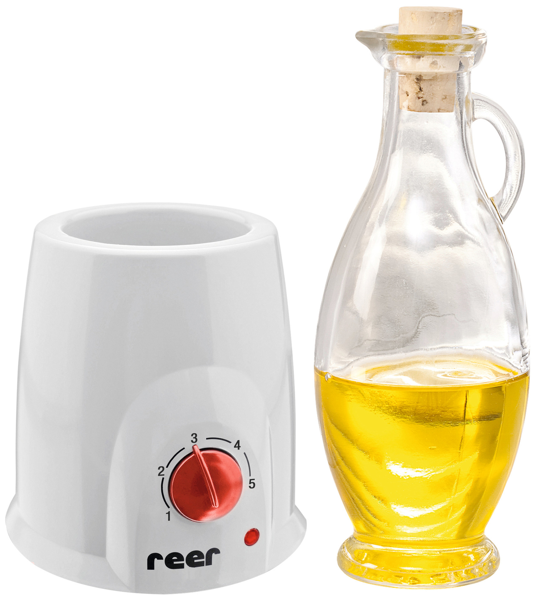 Set-Angebot Öl-Erwärmer mit Glaskaraffe
