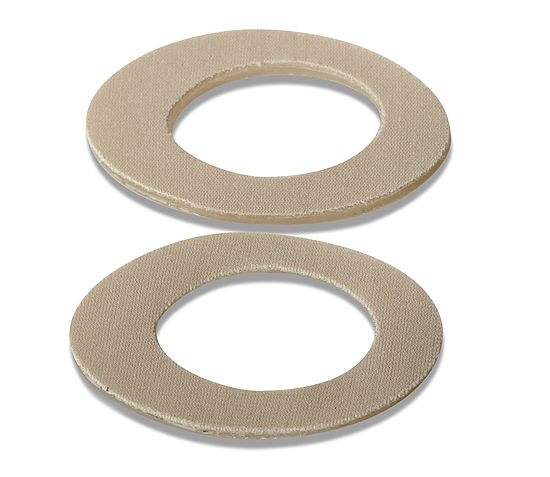 RUCK DRUCKSCHUTZ silicon Schutzringe | beige oval 6 Stück