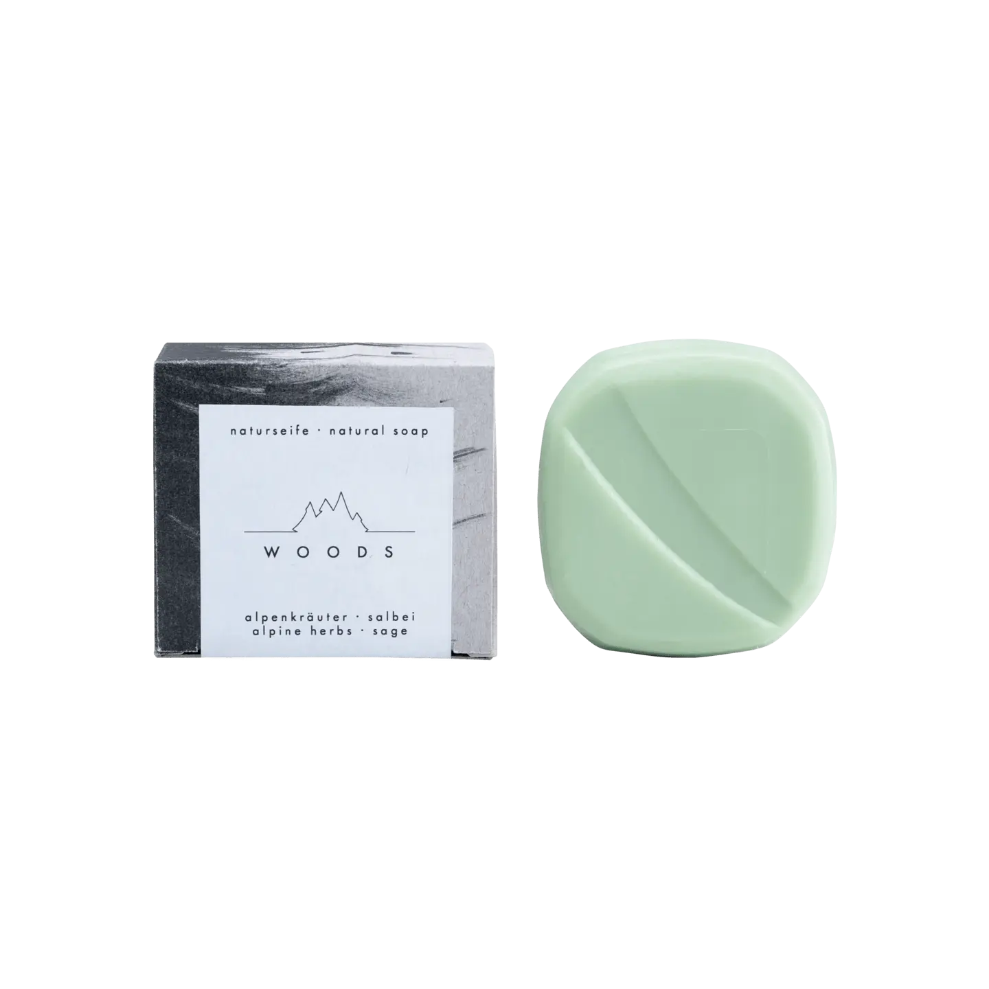 RUCK Naturseife Woods – Alpenkräuter & Salbei 50 g