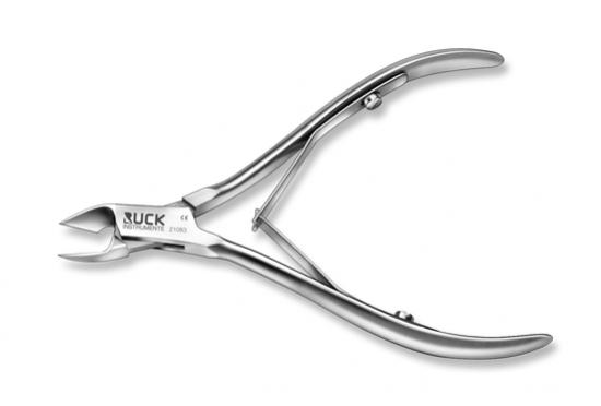 RUCK INSTRUMENTE Hautzange | Länge 10 cm Schneide 9 mm schräg