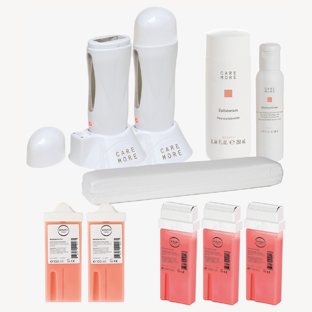 CARE MORE Roll-On-Set Natur | für professionelle Haarentfernung