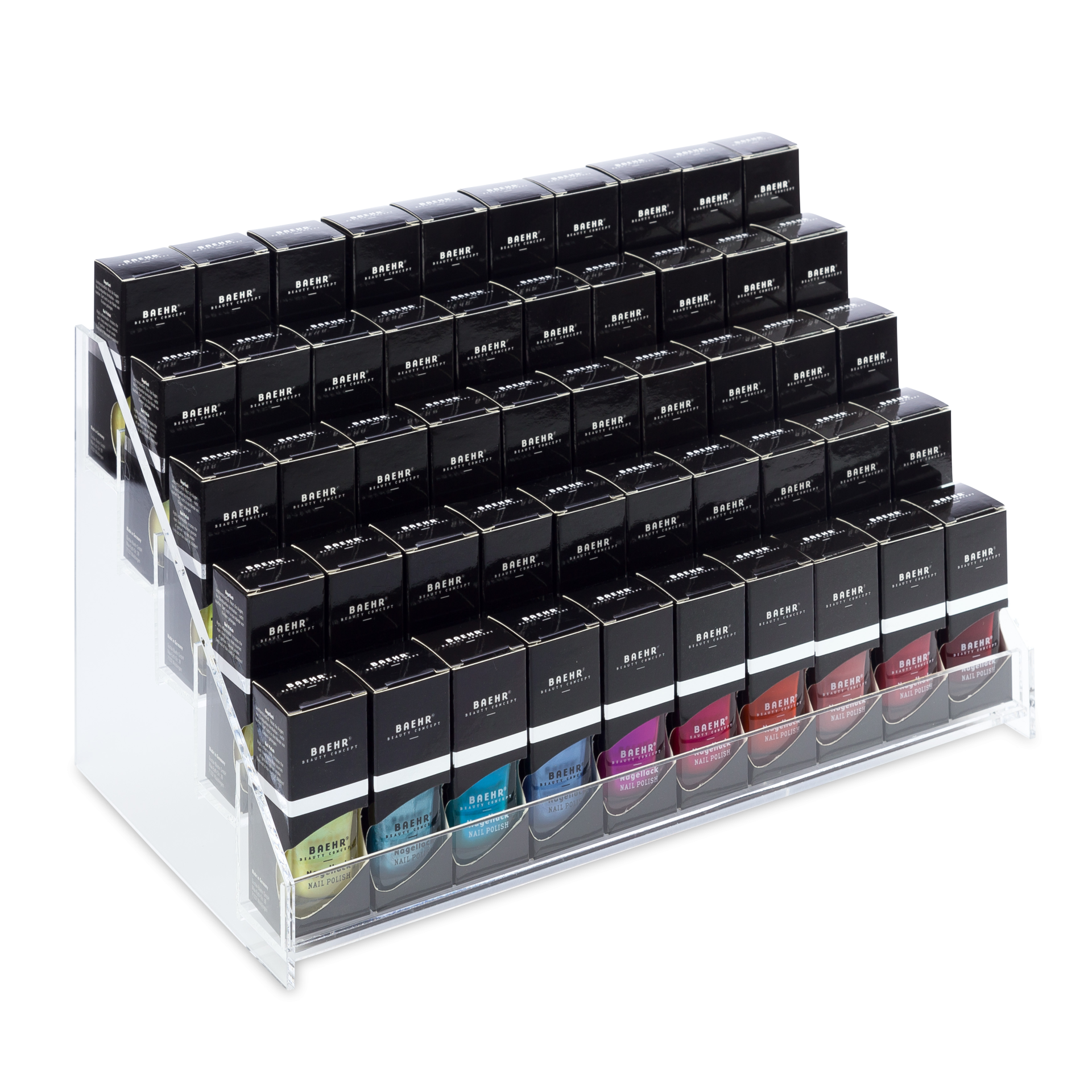 Theken-Display Acryl, leer für Nagellacke