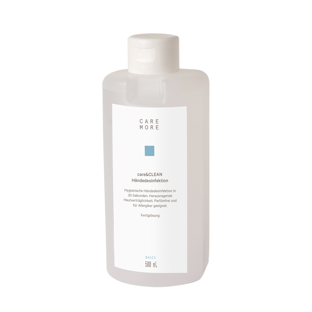 CARE MORE Händedesinfektion 500 ml