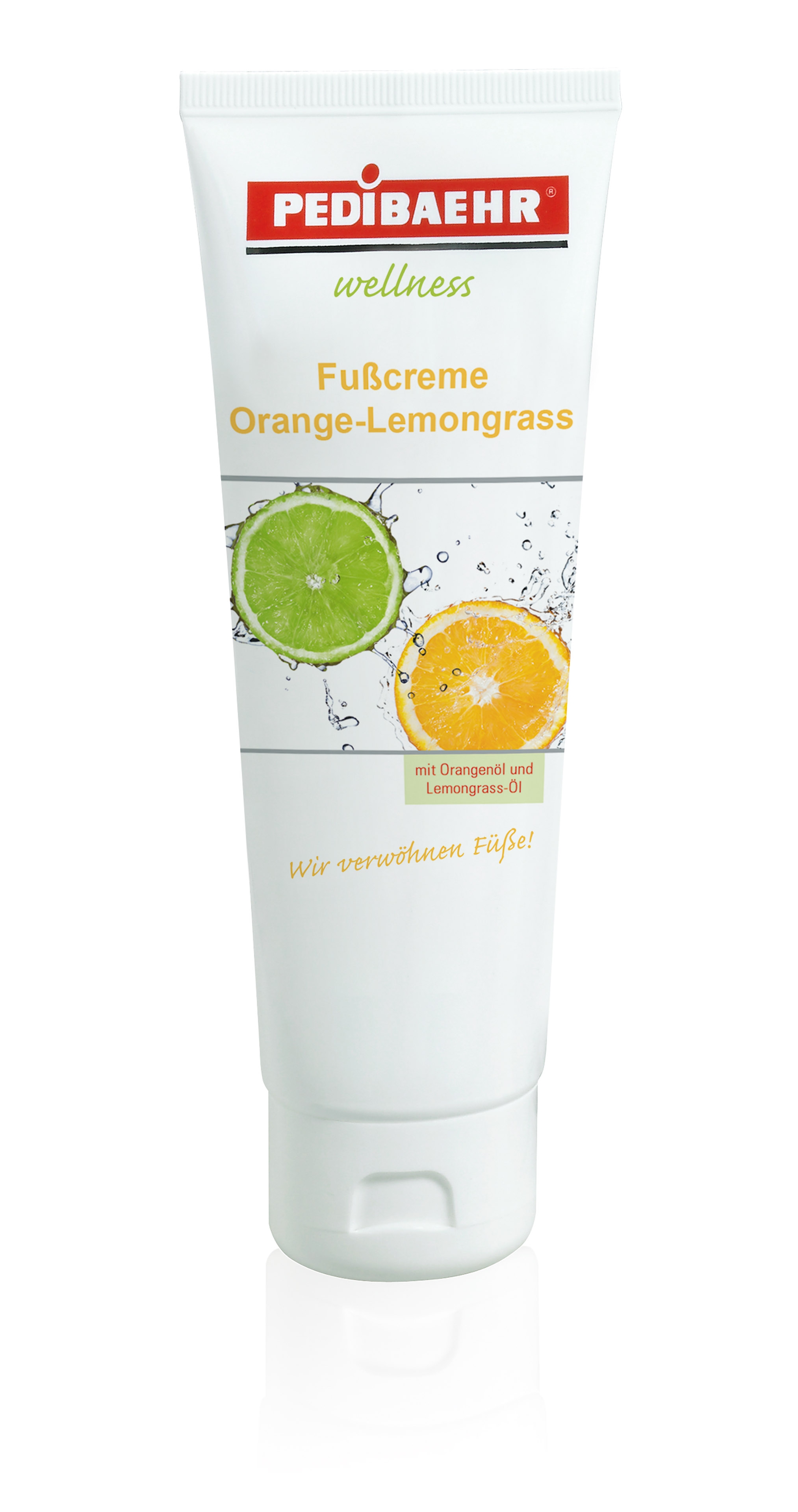 PEDIBAEHR Fusscreme Orange-Lemongrass | 125 ml