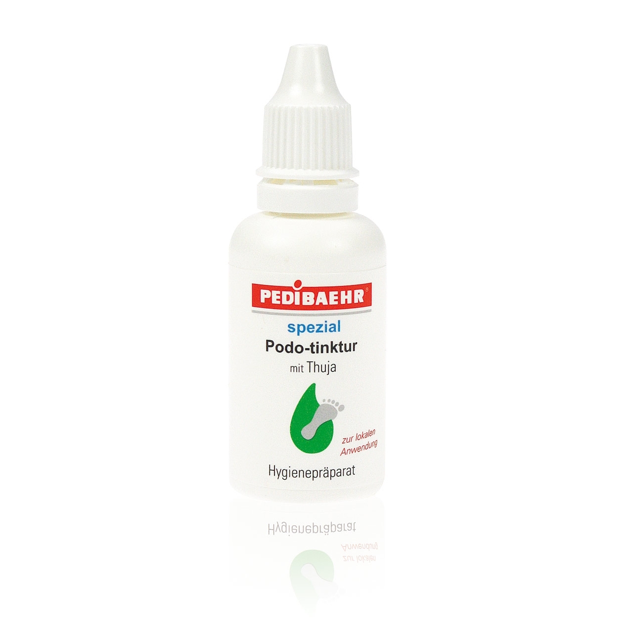 PEDIBAEHR - Podo-tinktur mit Thuja, 30ml, Flasche mit Dosierspitze (Staffelpreis)