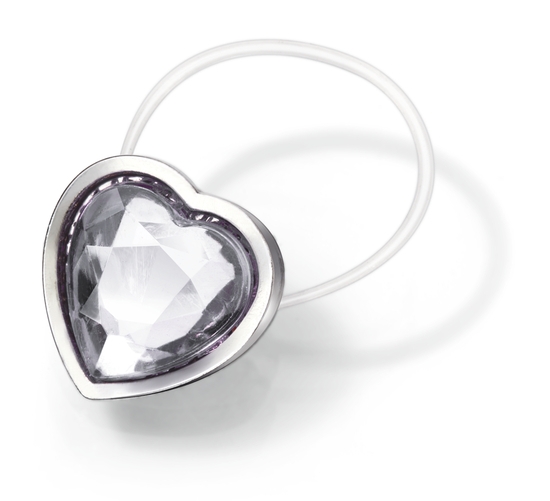 Zehenring Strass crystal Herz