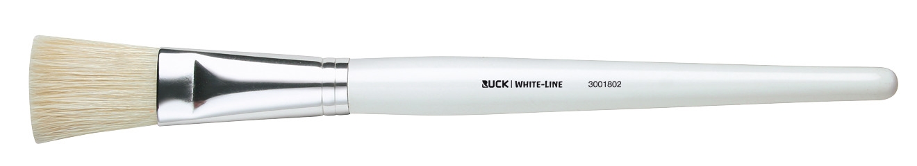 RUCK WHITE-Line Maskenpinsel | flach L/B Pinselkopf: 19/3,5 cm