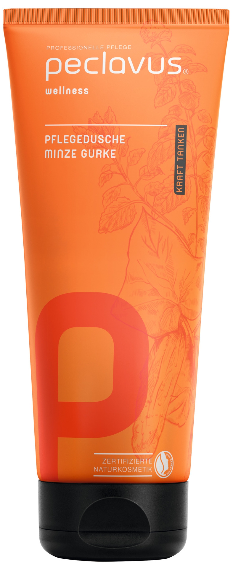 PECLAVUS Pflegedusche Minze Gurke 200 ml | Kraft tanken
