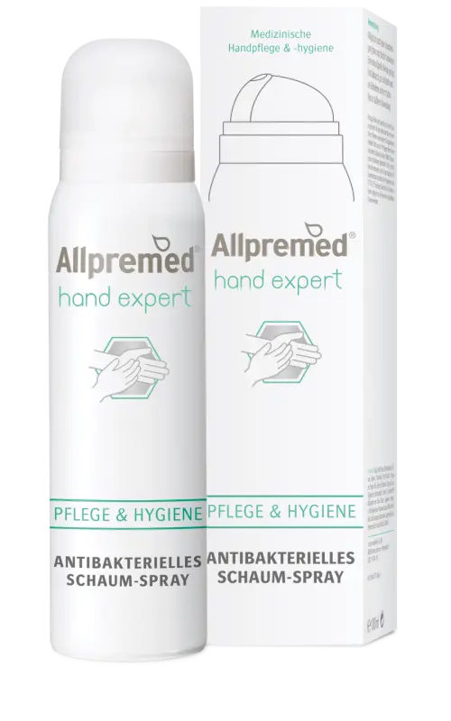 🔴 Allpremed hand expert Schaum-Spray PFLEGE & HYGIENE 100 ml