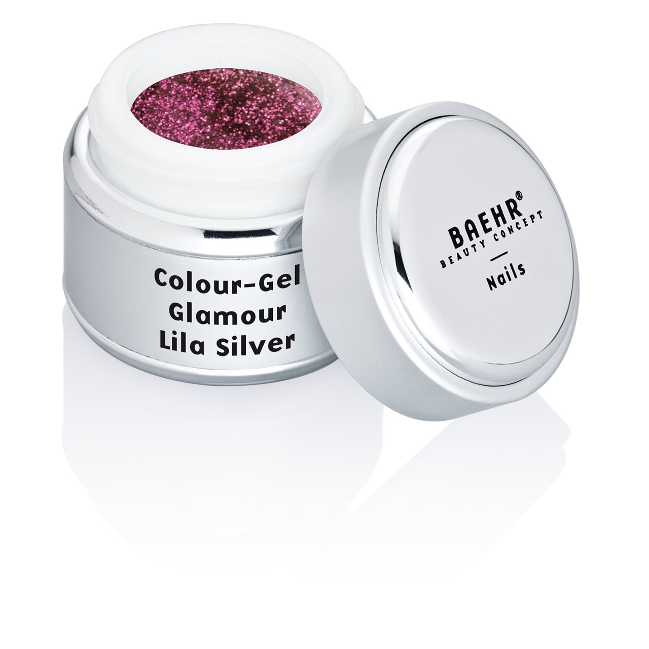 BAEHR BEAUTY CONCEPT - NAILS Colour-Gel Glamour Lila Silver 5 ml
