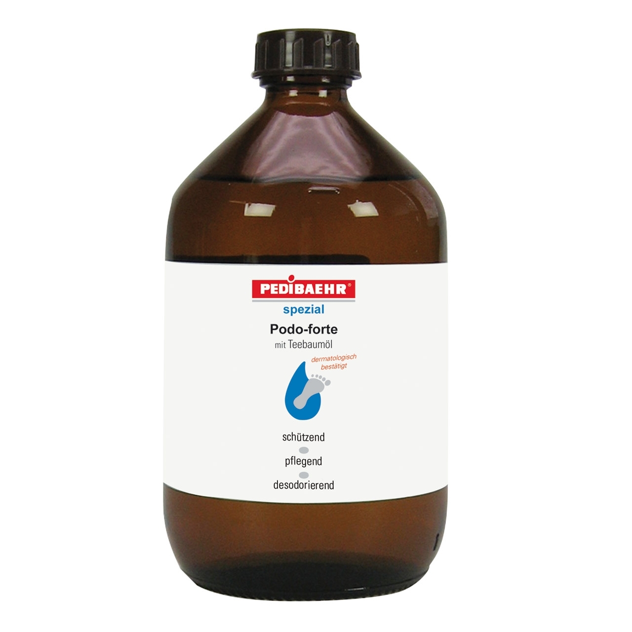 PEDIBAEHR - Podo-forte mit Teebaumöl, mit Pumpe, 500 ml
