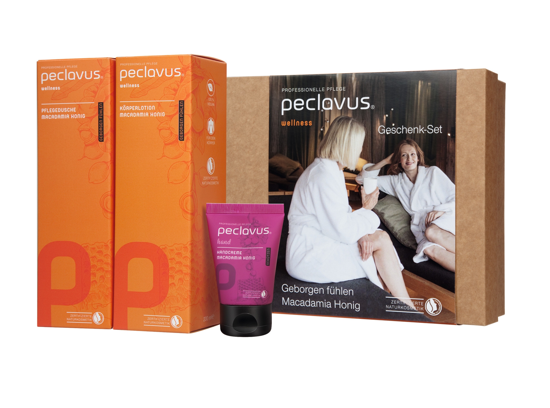 PECLAVUS Geschenk-Set "Geborgen fühlen" | Macadamia Honig