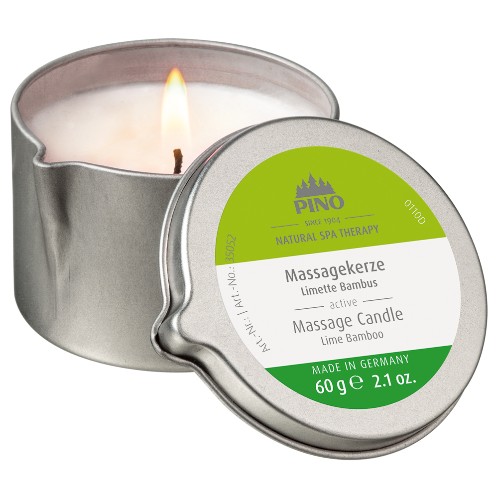 PINO Massagekerzen Limette Bambus - active