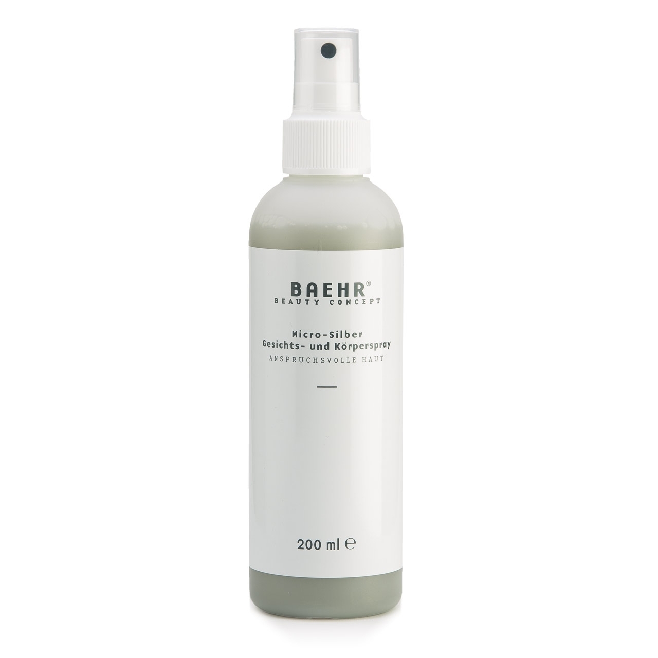 BAEHR BEAUTY CONCEPT Micro-Silber Gesichts-und Körperspray 200 ml