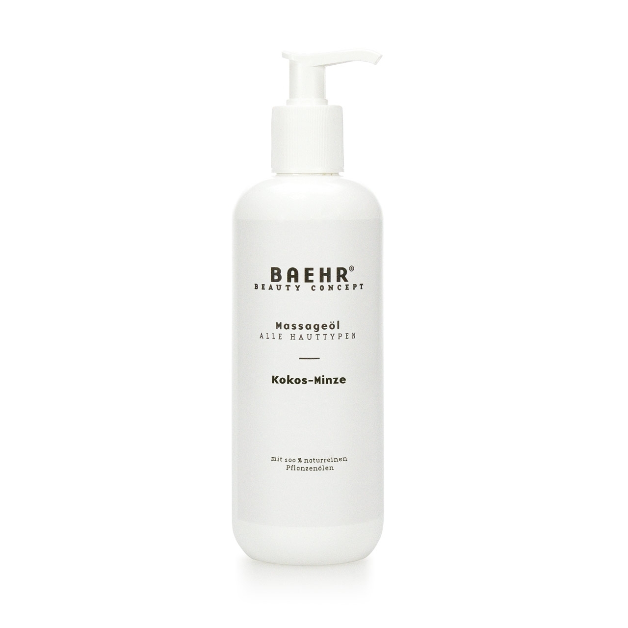 BAEHR BEAUTY CONCEPT Massageöl Kokos-Minze Pumpflasche 500 ml