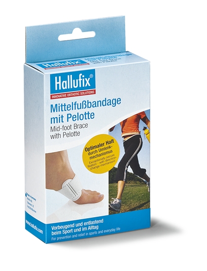 Hallufix Mittelfußbandage mit Pelotte