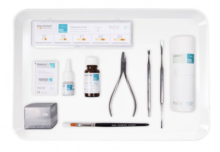 RUCK Nagelkorrektur Goldstadt professional Klebespange Starter-Set