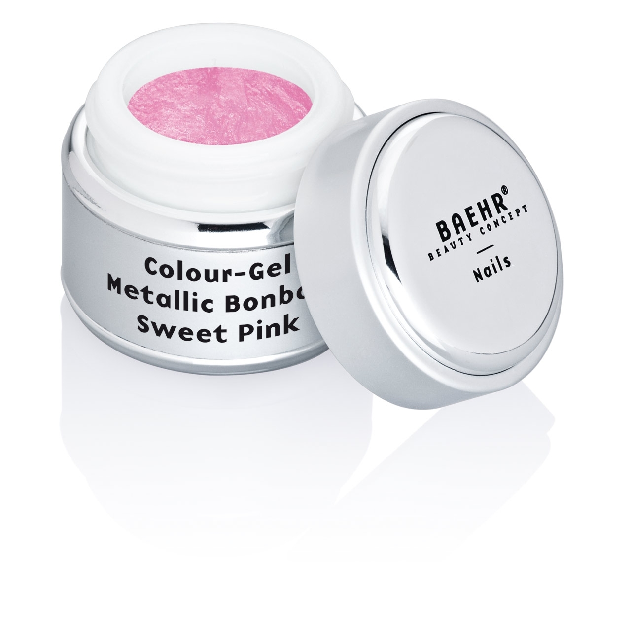 BAEHR BEAUTY CONCEPT - NAILS Colour-Gel Metallic Bonbon Sweet Pink 5 ml