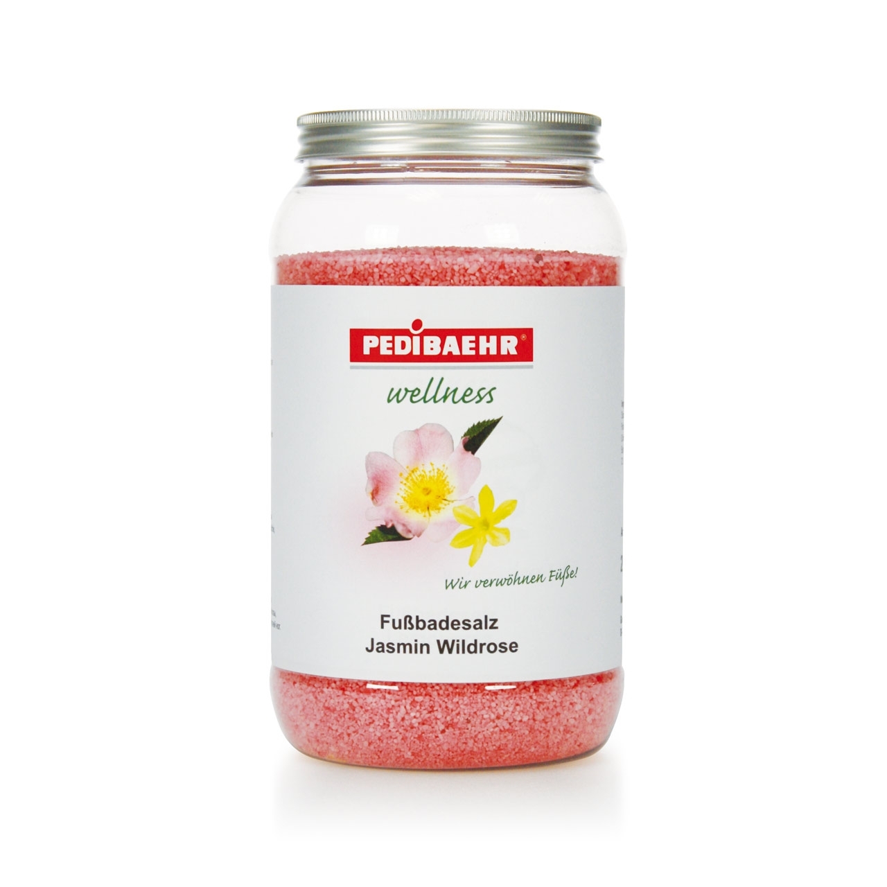 PEDIBAEHR Fußbadesalz Jasmin Wildrose 2 kg