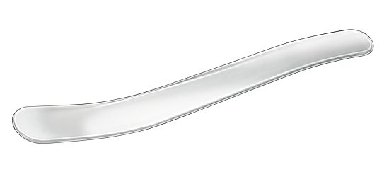 Cremespatel gebogen aus Acrylglas | 25 cm