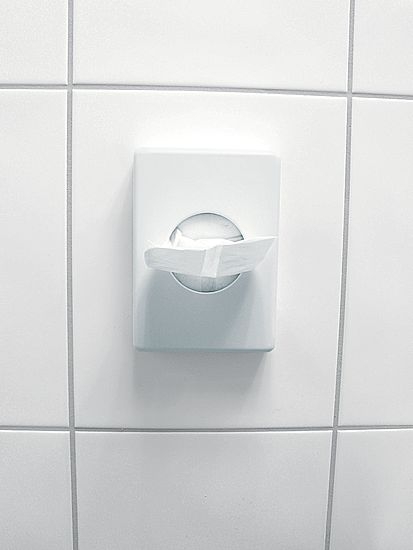Spender für Hygienebeutel, weiß (unbefüllt)