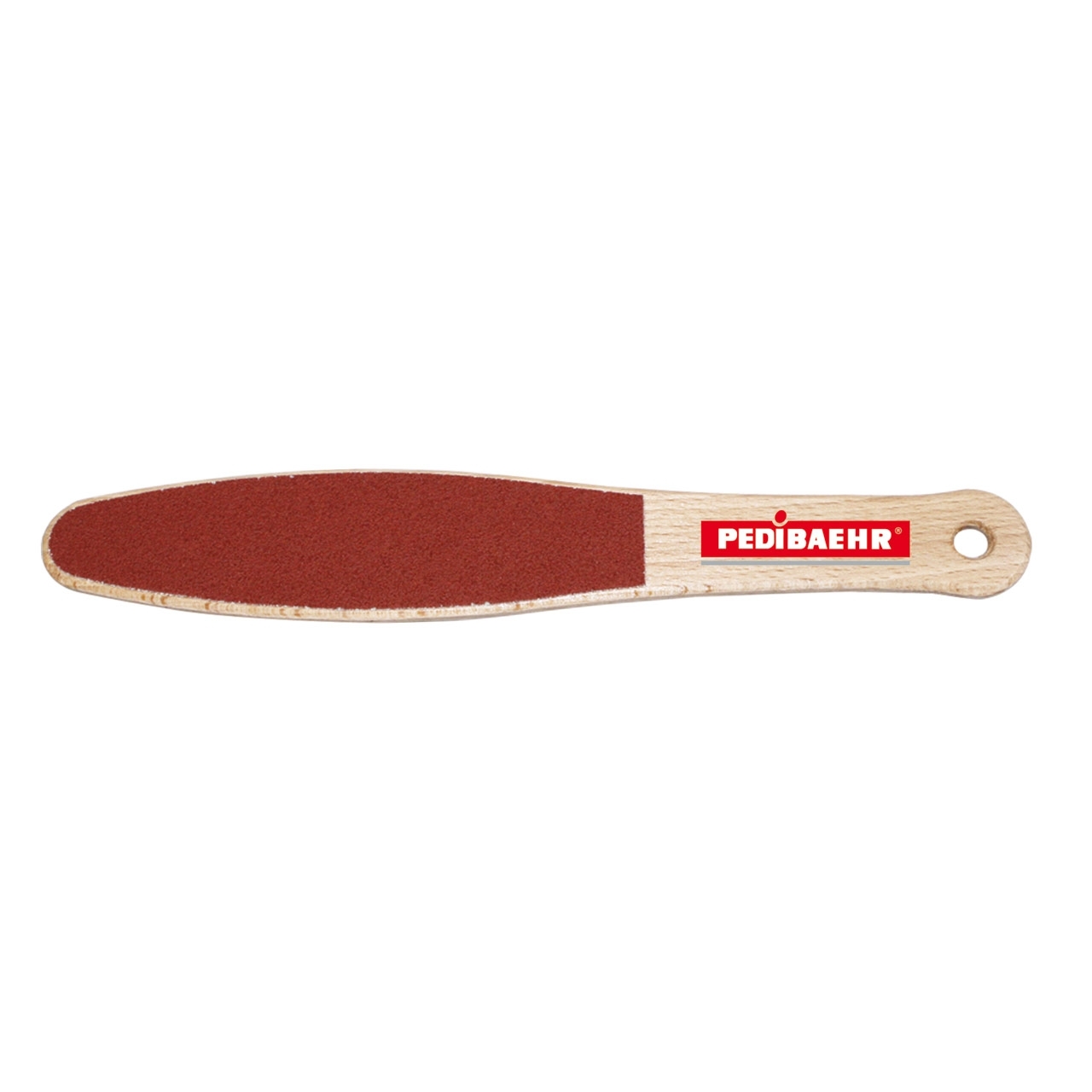 PEDIBAEHR Hornhautfeile aus Holz, Körnung 60/100 27,5 cm Doppelfußfeile