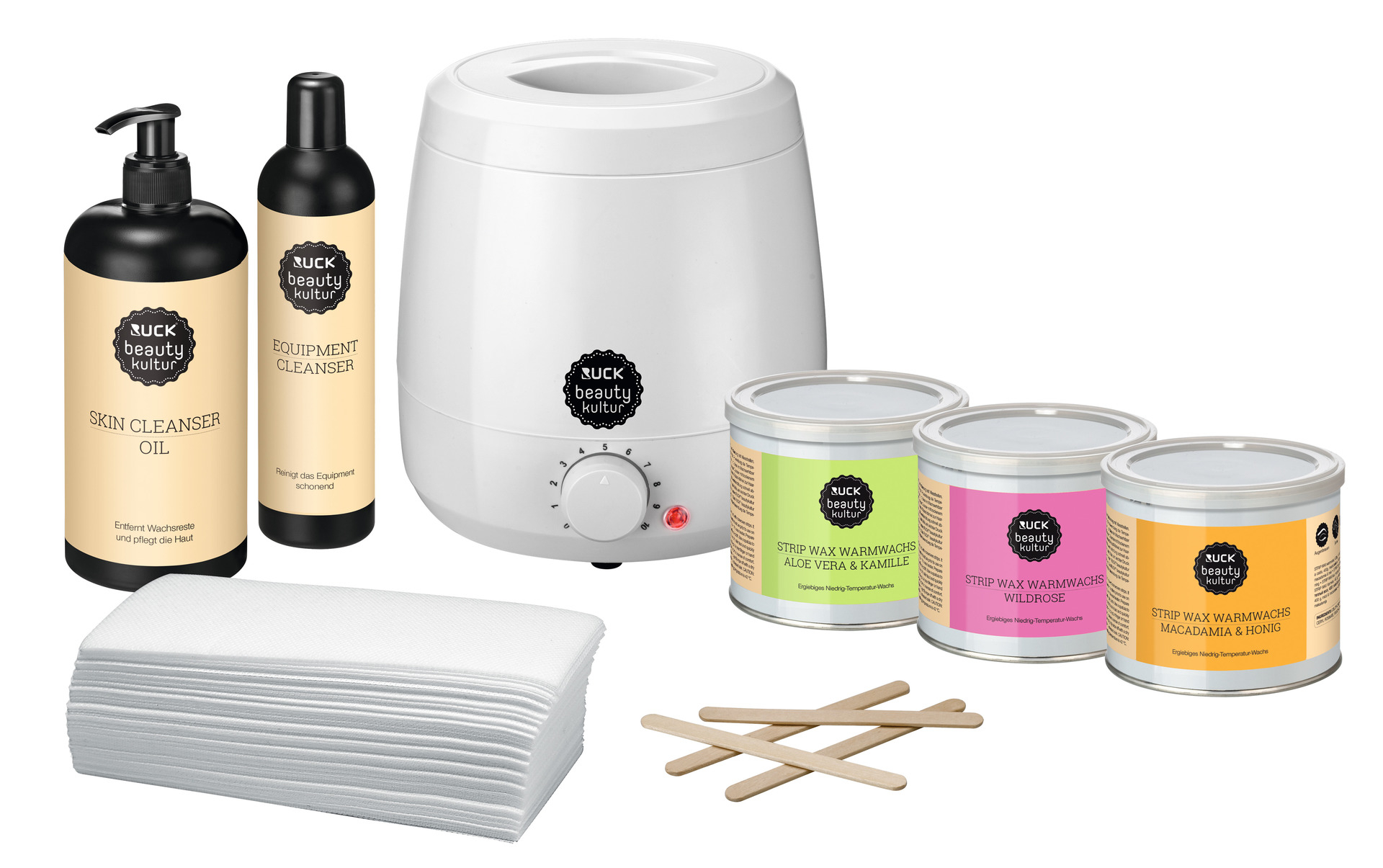 RUCK beautykultur STRIP WAX Warmwachs | Starter-Set
