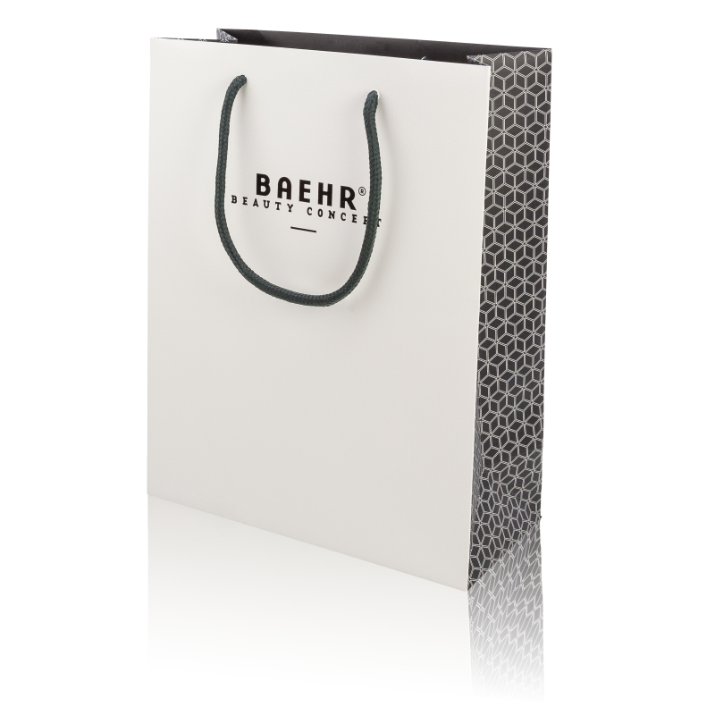 BAEHR BEAUTY CONCEP Papier-Tragetaschen 22 x 10 x 28 cm - schwarz 1 Stück