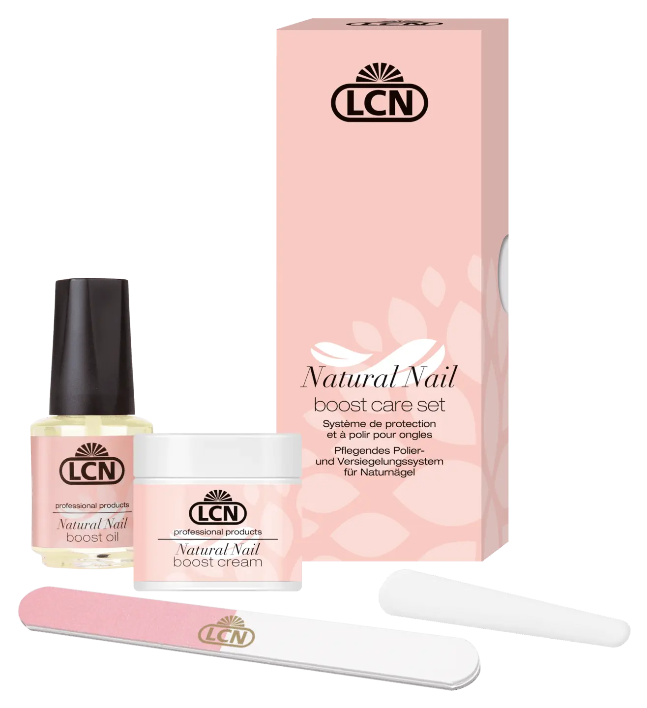 LCN Natural Nail Boost Care Set