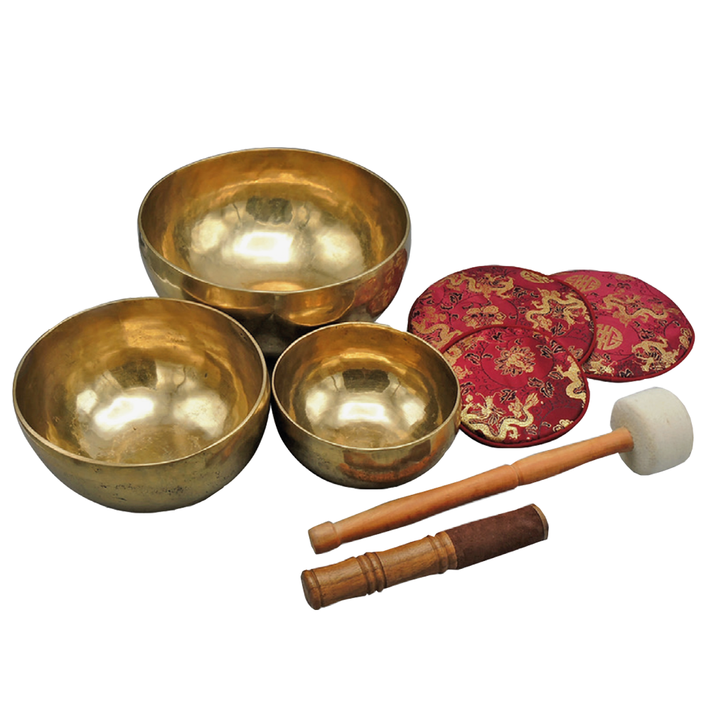 Klangschalen-Massage-Set
