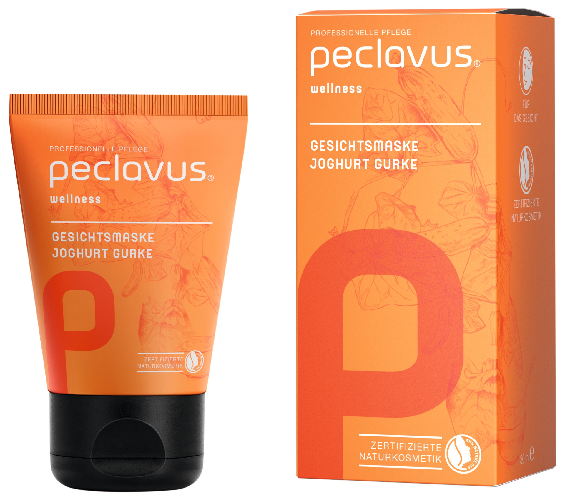 PECLAVUS Gesichtsmaske Joghurt Gurke 30 ml