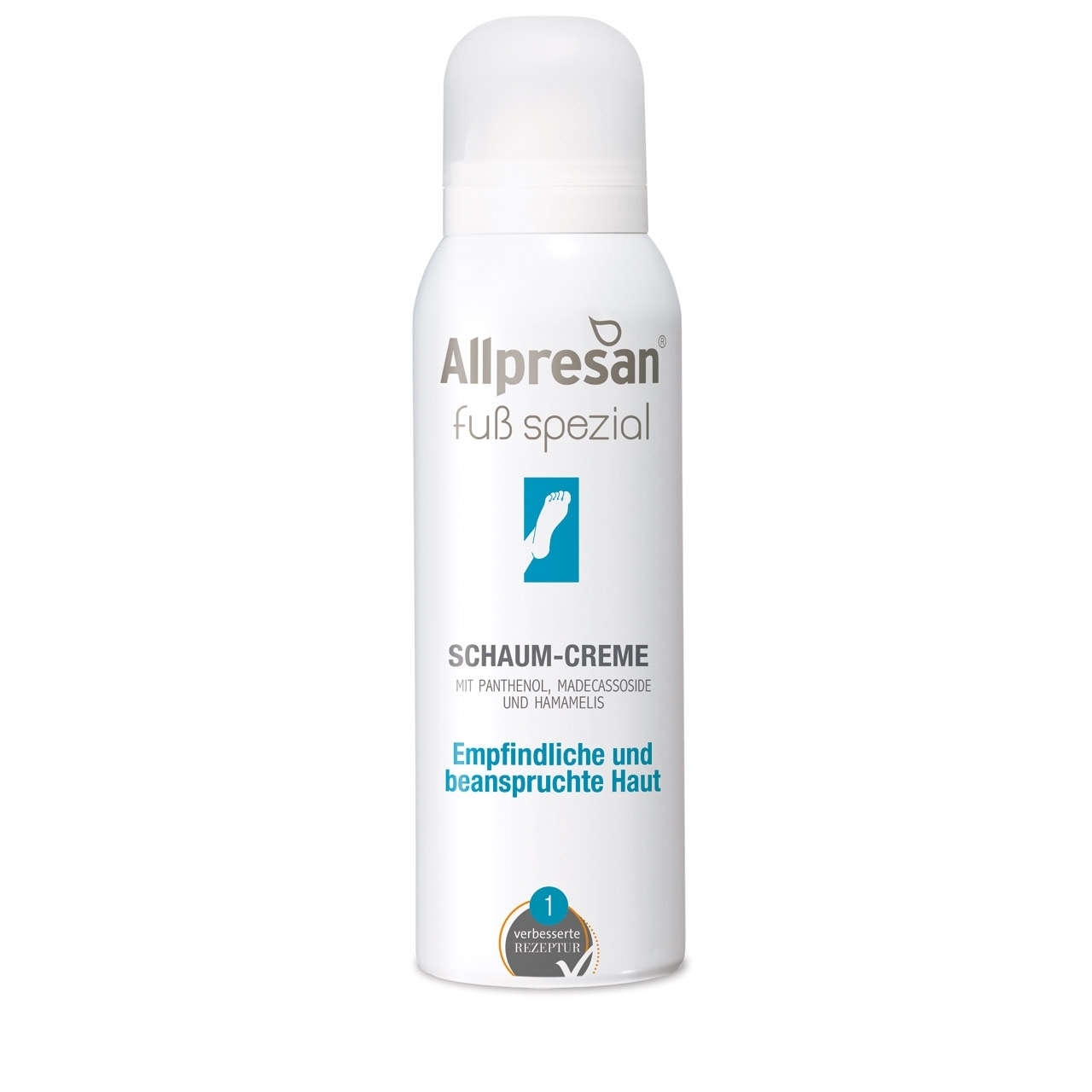 Allpresan Schaum-Creme Fuß Spezial 1, bei empfindlicher und beanspruchter Haut, 125 ml