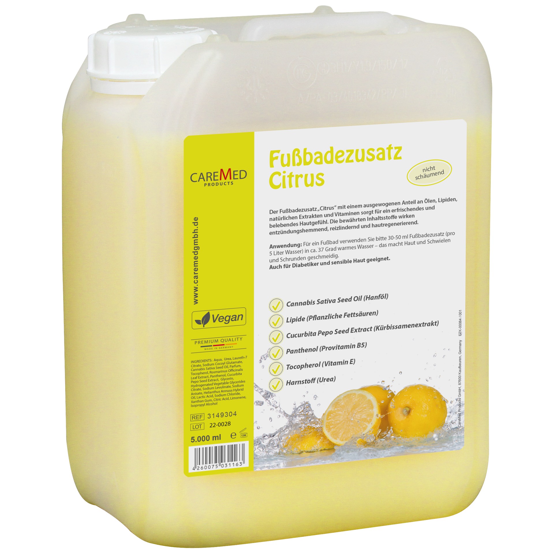 Fußbadezusatz Citrus 5 l