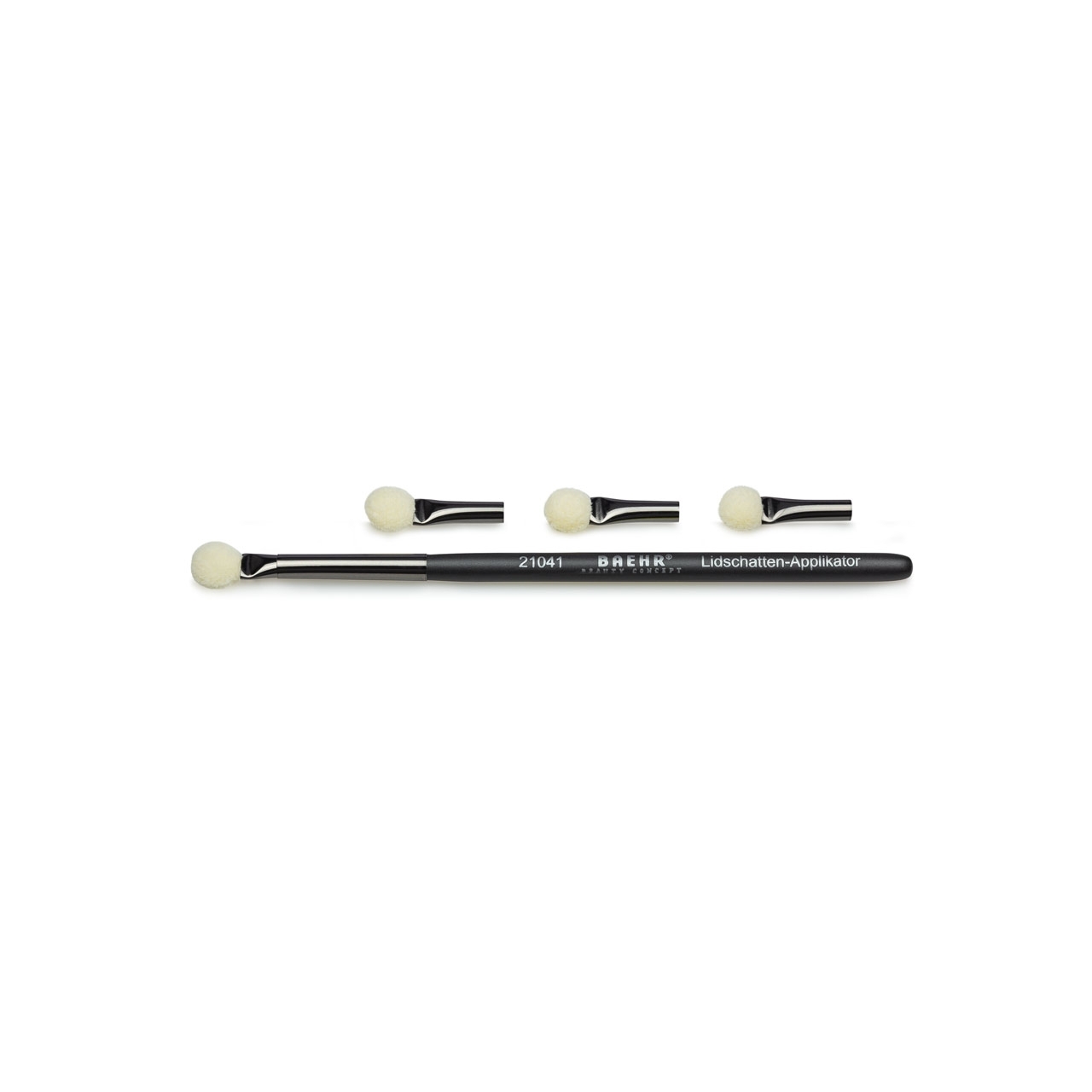BAEHR Lidschatten-Applikator mit 3 Ersatzköpfen