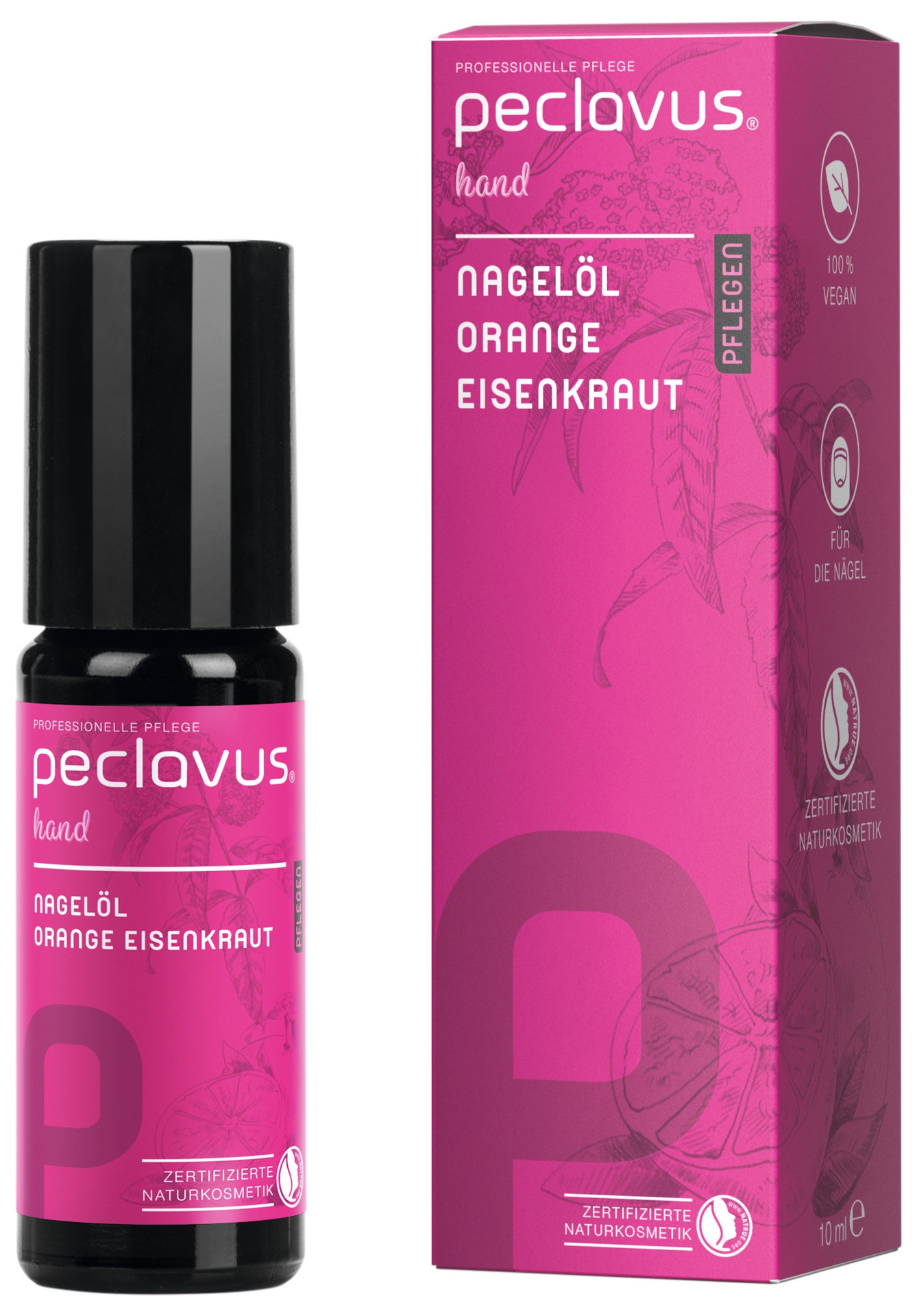 PECLAVUS Nagelöl Orange Eisenkraut 10 ml | Pflege