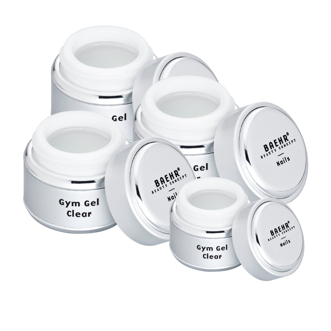 BAEHR BEAUTY CONCEPT - NAILS Vorteilspaket Gym Gel clear, 105 ml