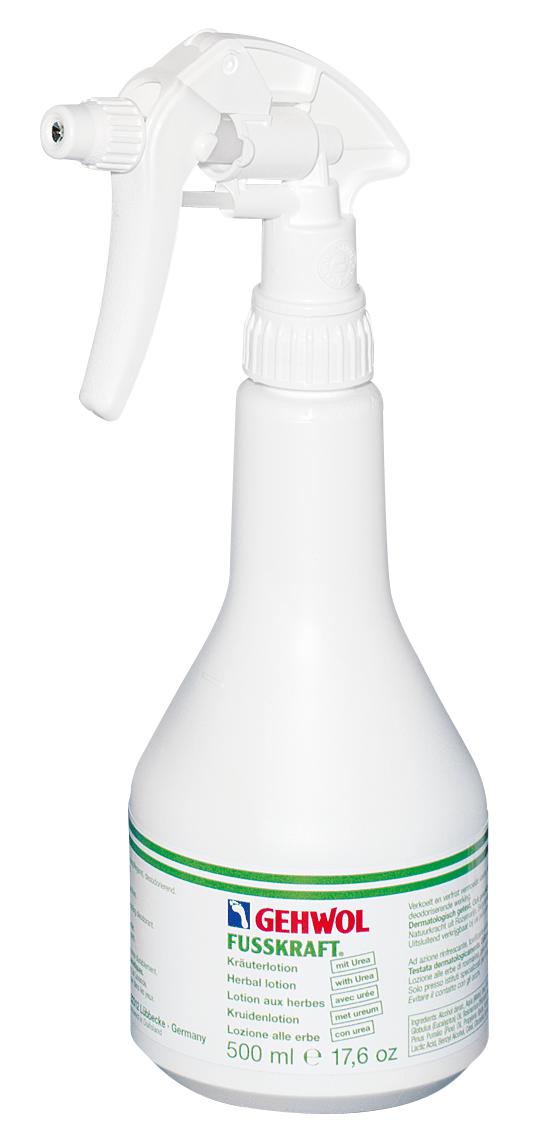 GEHWOL FUSSKRAFT Kräuterlotion 500 ml mit Zerstäuber