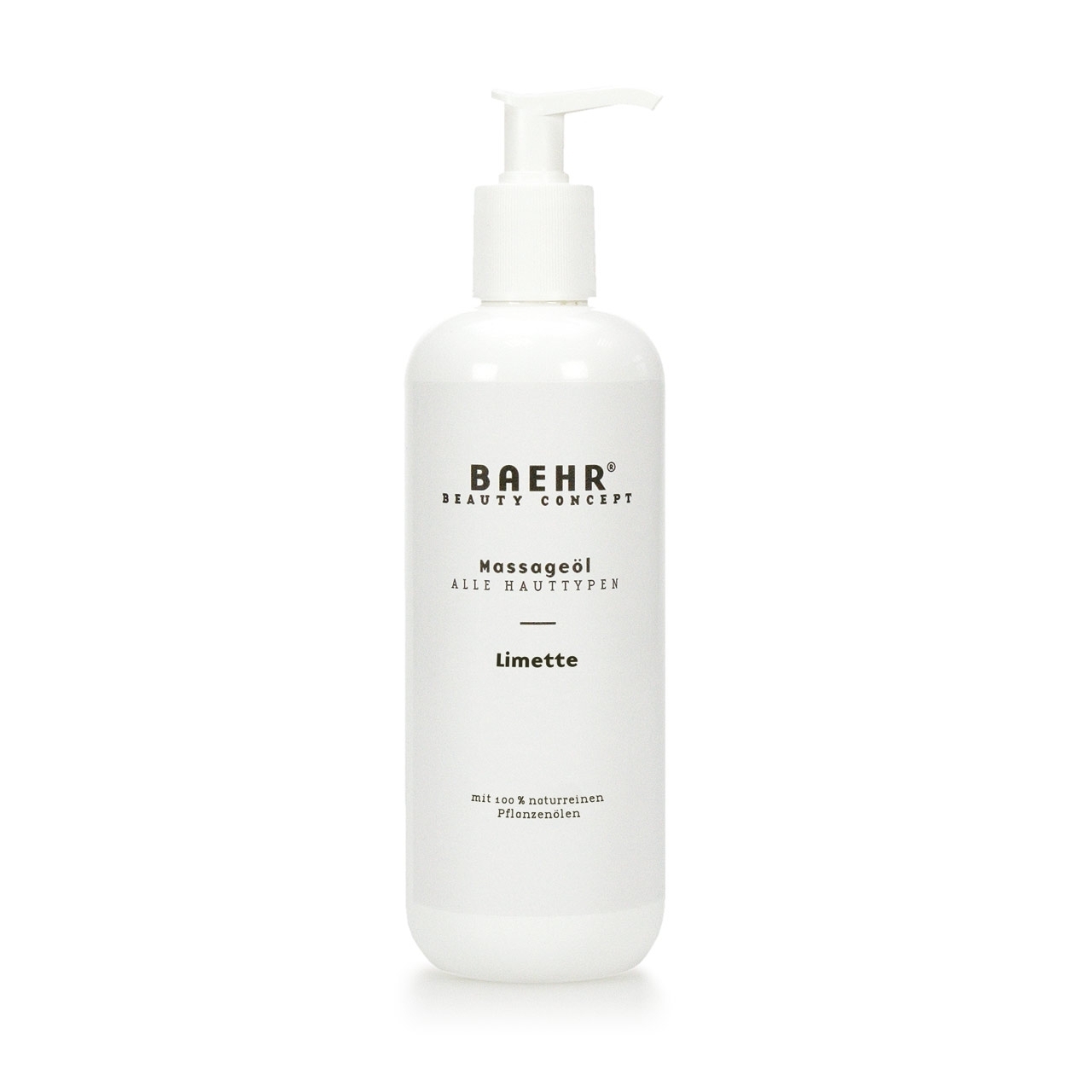 BAEHR BEAUTY CONCEPT - Massageöl Limette, 500 ml, Pumpflasche